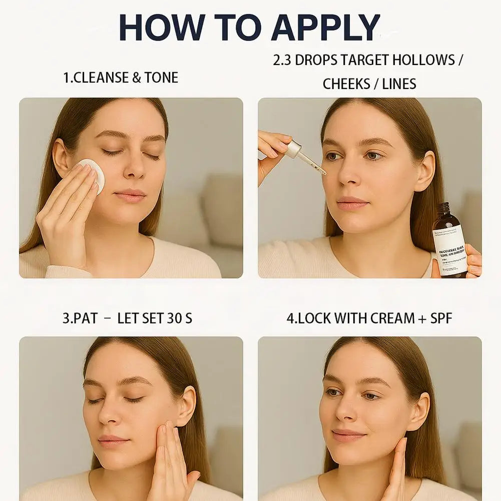 1/2PCS Volufiline Serum, Volufiline 92% + Pal-Isoleucine 1% Plumping Serum with Niacinamide Skin Radiance Boosting Facial Care