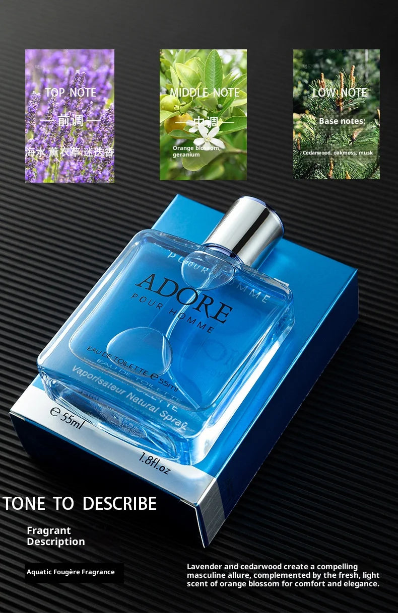 100ML Brand Perfume Musk Man Perfume Spray Long Lasting Citrus Jasmine Light Fragrance Seductive Romance Gift