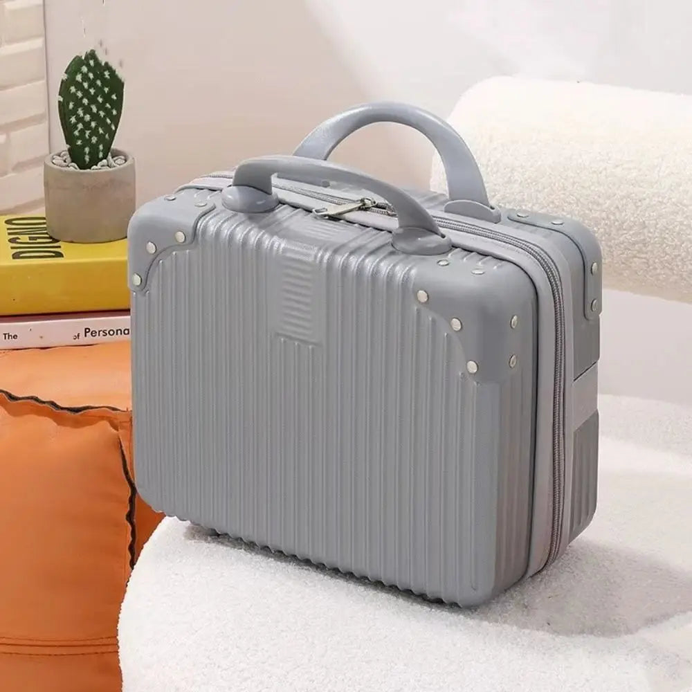 Hot Sales 14 inch Travel Suitcase Hand Mini Cosmetic Box Organizer Luggage Boarding Case For Women Travel Tote