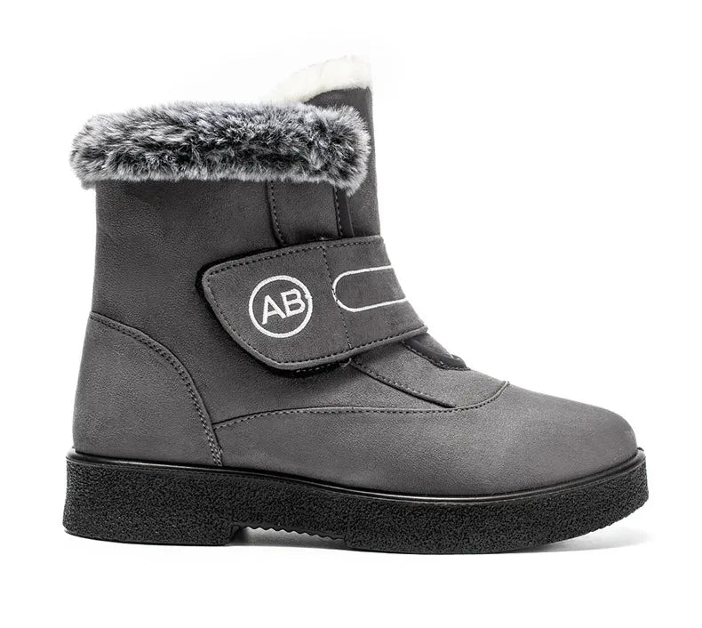Women's Boots Super Warm Ankle Boots For Women Fur Shoes Winter Shoes Woman Snow Boots For Winter Low Heels Shoes Botas Mujer