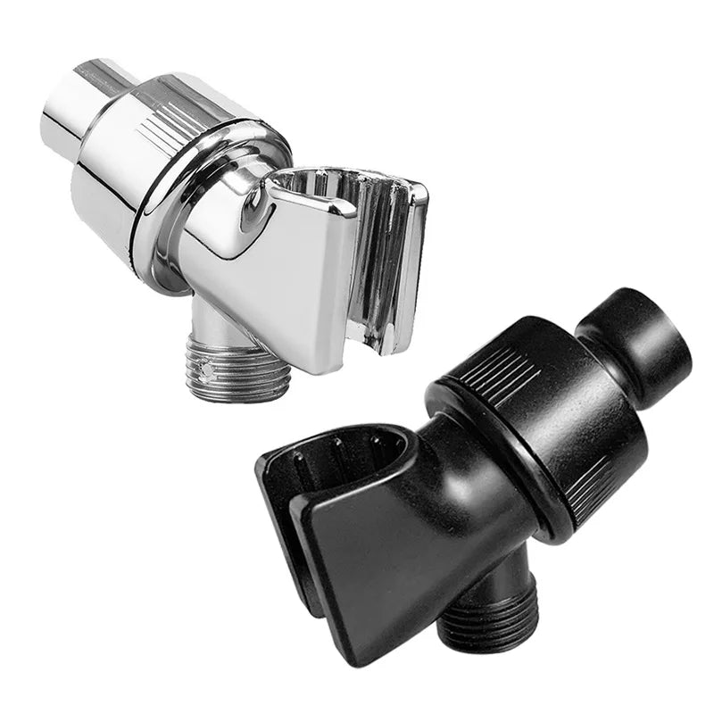 Handheld Shower Head Arm Holder G1/2″ Three-Way Adjustable Bracket With Swivel Ball Universal Mount Diverter Bathroom Accessory