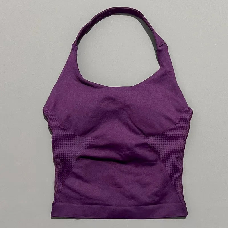 Women's Halter-Neck Sports Tank Top