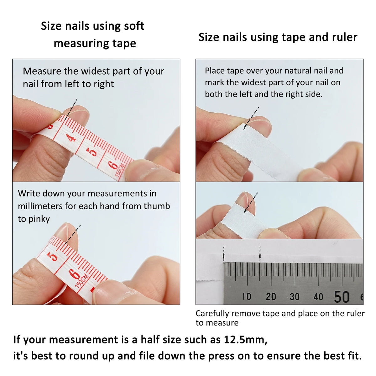 10Pcs Glitter Handmade Press On Nails Short Round Japanese Heart Diamond Full Cover Autumn Decorative Manicure Wearable Nail Tip