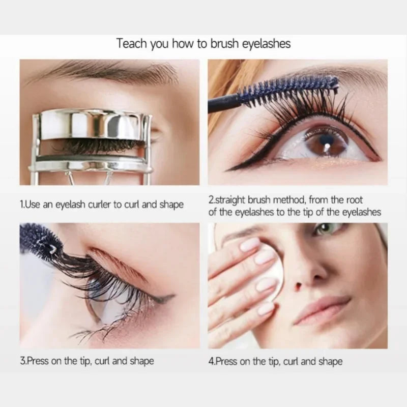 1PC Ultra-fine Brush Head, Easy To Apply, Curling, Thick Mascara, An Ideal Gift for Girls To Create Perfect Eyes