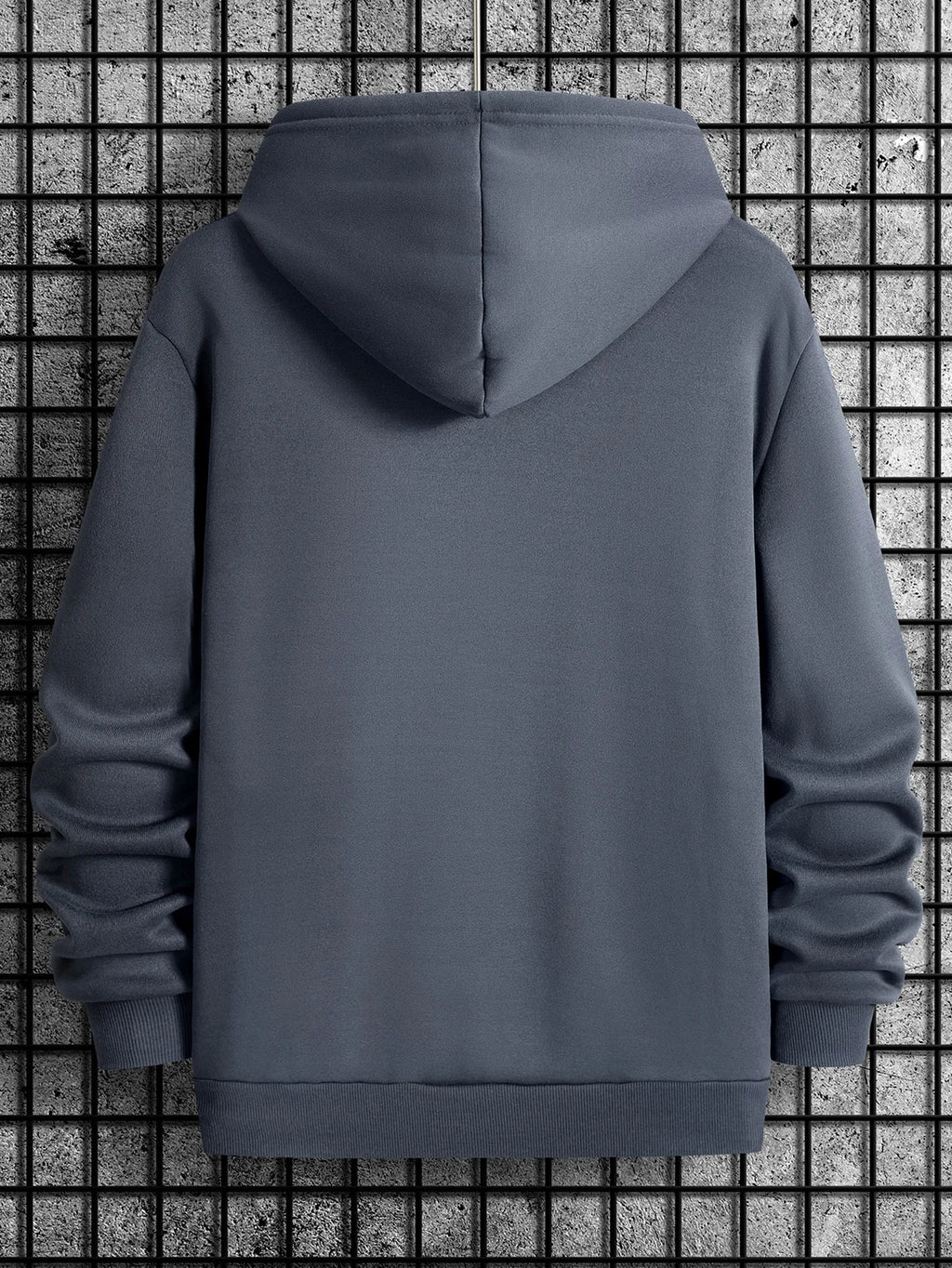 Men's New York Printed Casual Sweater Fashion Drawstring Hoodie Autumn and Winter Top Comfortable Versatile Long Sleeve Hooded Sweater (Niuwang Selection}