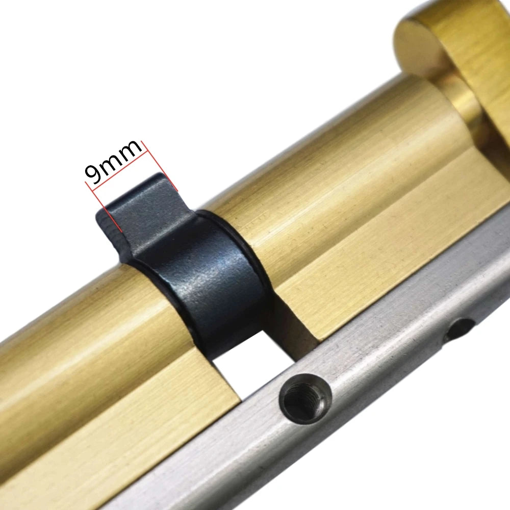 Super D-grade 8-track Single Opening with Knob Anti-theft Cylinder,Universal Lock Core for Iron and Wooden Doors,8 Keys Cilindro