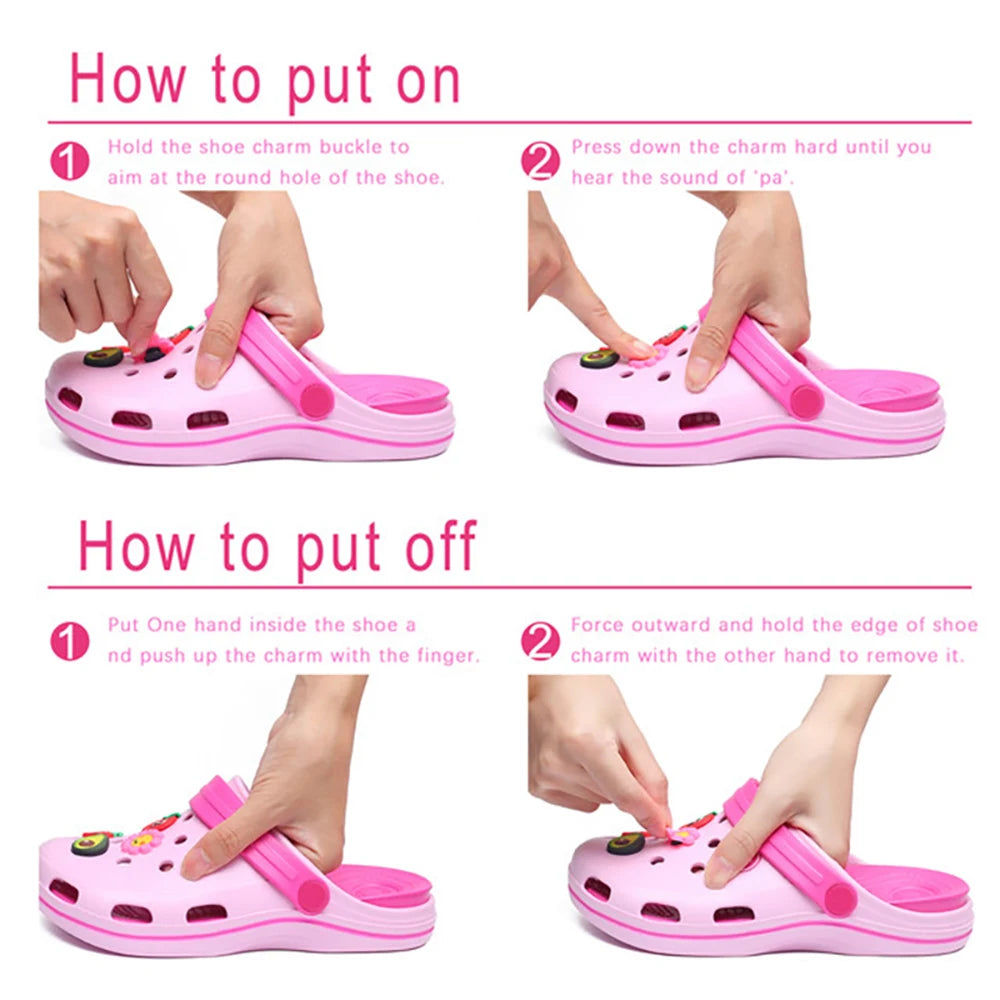 12/50Pcs Fuggler Monster Shoe Charms Cartoon Teeth Monsters Shoes Decoration Accessorie Buckle DIY Clogs Sandal Wristband