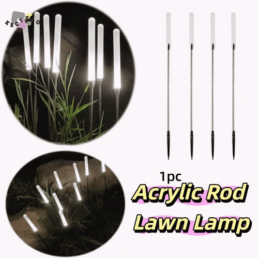 Waterproof Landscape Lighting Acrylic LED Garden Lights Frosted Acrylic Rod Ground-Mounted Outdoor Decorate Lamp Courtyard