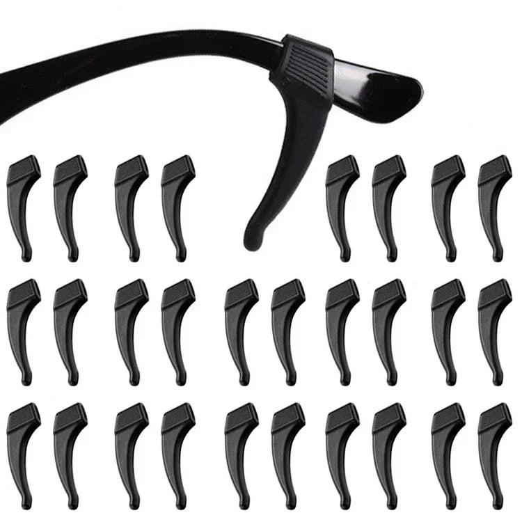 5-15pairs Silicone Anti-slip Glasses Leg Ear Sleeve Bracket Fastener Eyeglasses Accessories Grip Anti-fall Eyewear Holder
