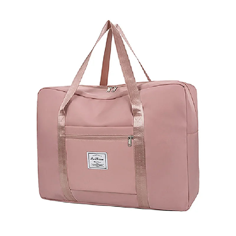 Large Capacity Foldable Travel Bag Waterproof Duffel Bag Lightweight Luggage Tote Handbag Gym Yoga Storage Shoulder Bag For Wome