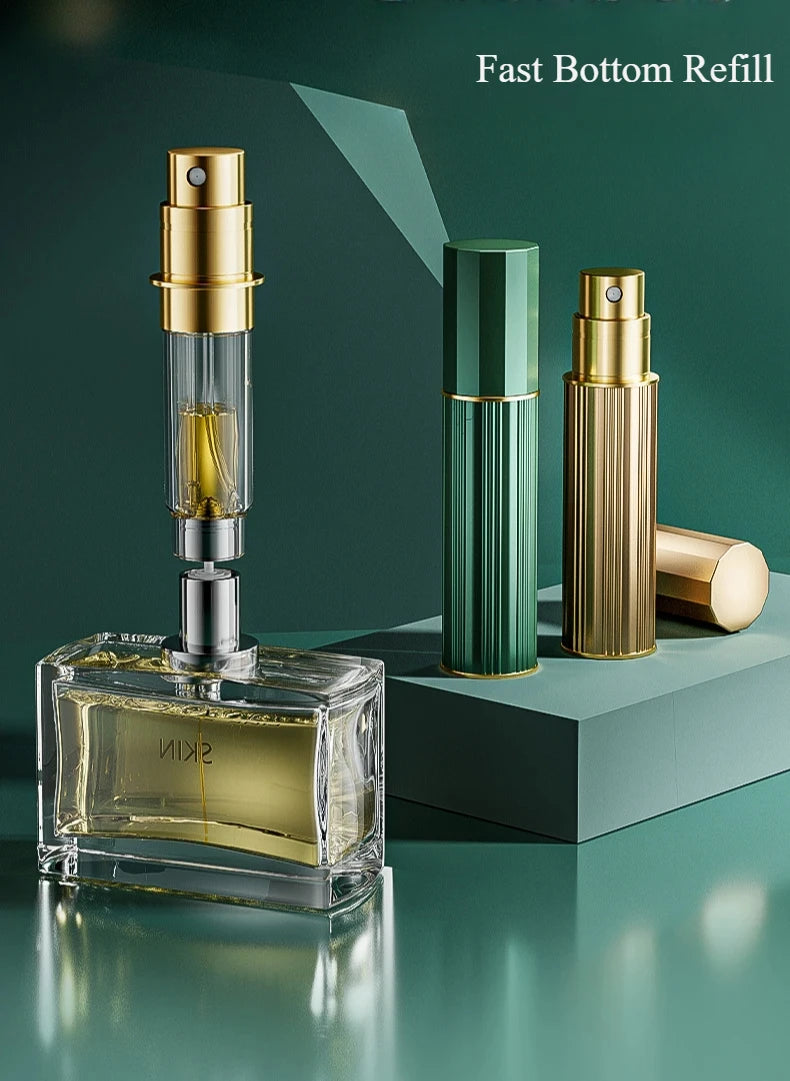 5ml 10ml Mini Bottom Filling Perfume Spray Dispenser Bottles Cosmetic Spray Atomizer Portable Refillable Liquid Container Bottle