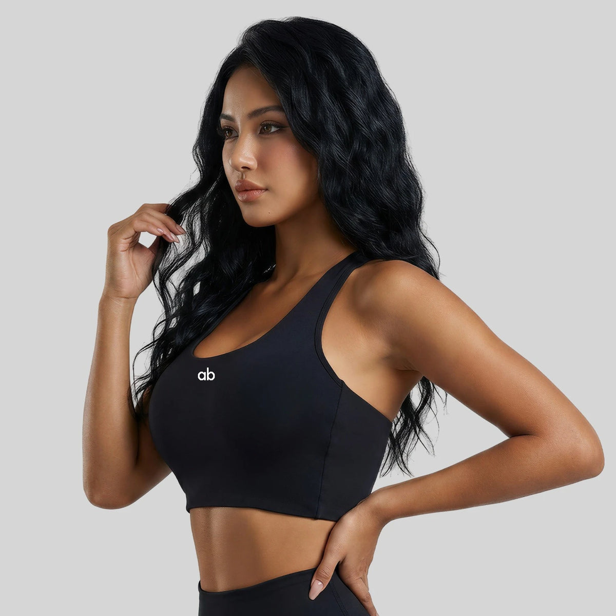 Women's Halterneck Sports Bra with Detachable Chest Pad Cross Beautiful Back Yoga Underwear Tight Fitness Top