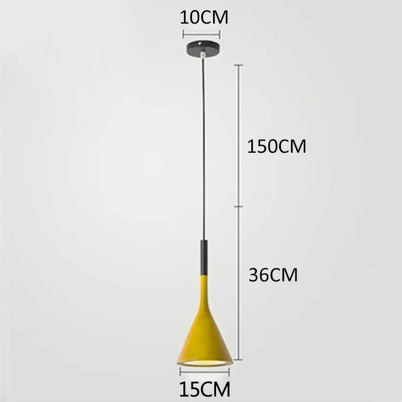 Nordic Modern Led Pendant Lights Kitchen Bars Home Bedroom Dining Table Hanging Lamp Cafe Indoor Lighting Living Room Decoration