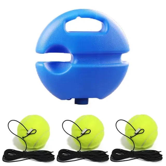 1-20pcs Heavy Duty Tennis Training Aids Base With Elastic Rope Ball Practice Self-Duty Rebound Tennis Trainer Padel Accessories