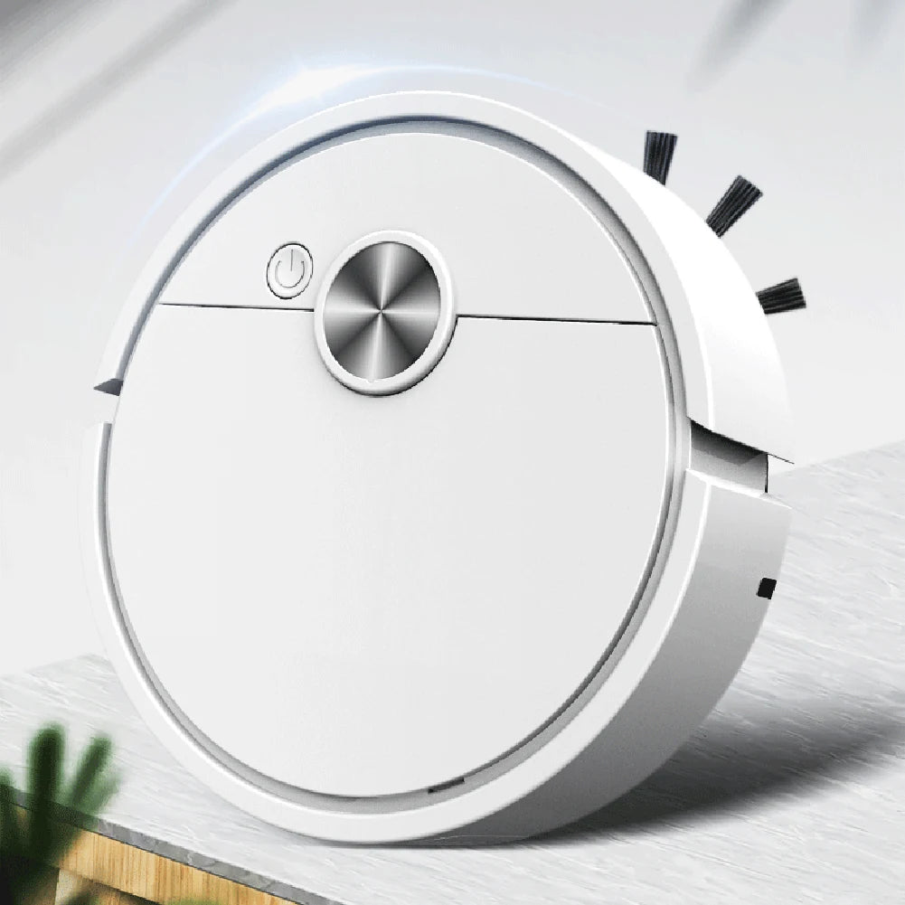 3 in 1 Robot Vacuum Rechargeable Sweeping Machine Strong Suction Compact Cleaning Machine for Pet Hair Stubborn Dirt