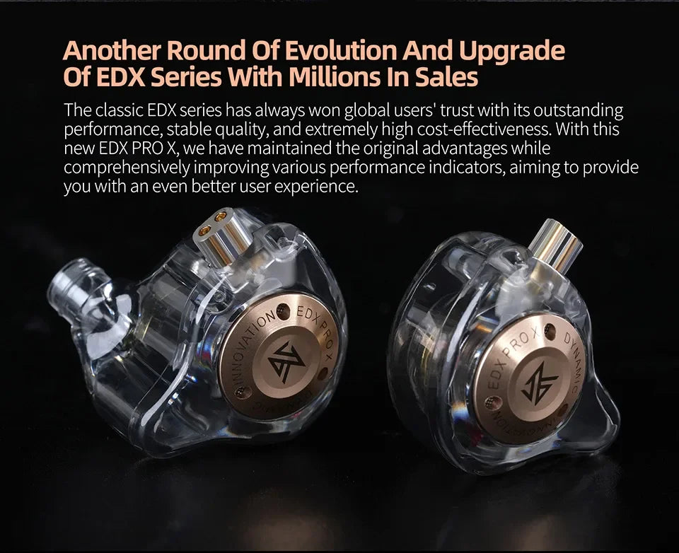 KZ  Dynamic Drive Earphone HIFI Bass Earbud Sport Music Cancelling Headsets KZ EDX PROX ZSTX ZSN PROX EDC EDA ZVX