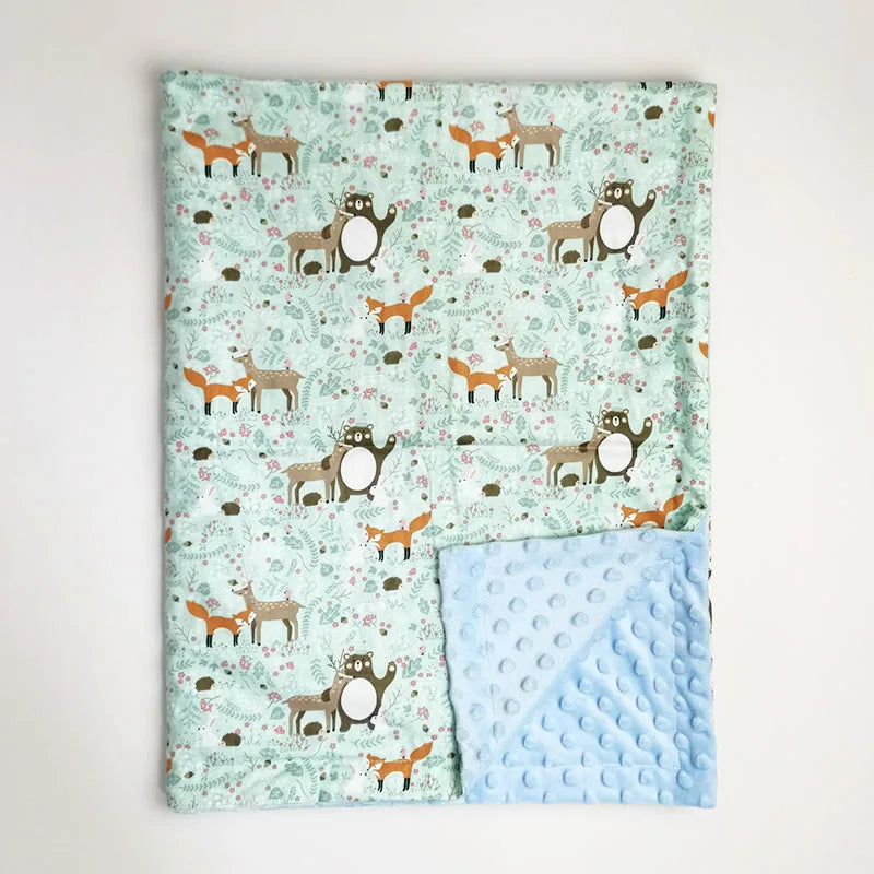 100 * 75 Spring/Summer New Baby Bean Blanket
