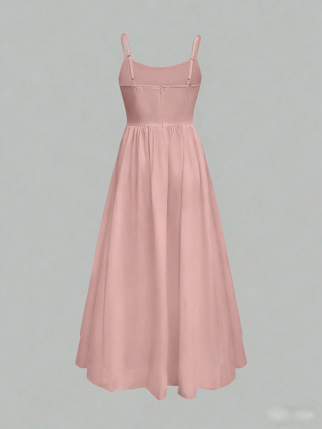 2026 New Summer Women's Dress Solid Color Strap Sexy Retro Bohemian Style Loose Fashion Comfortable Simple Versatile Home Dress