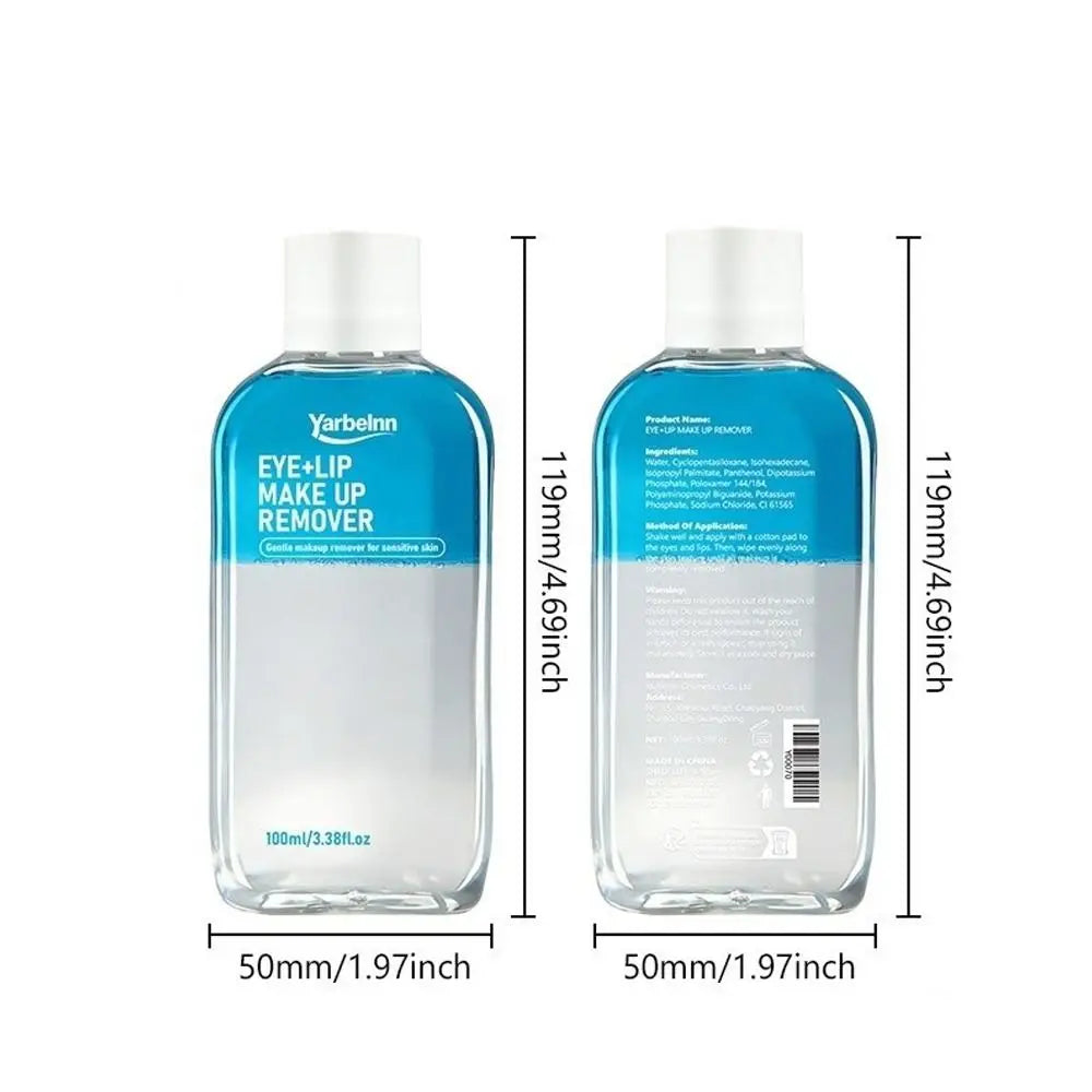 Non-Irritating Eye and Lip Makeup Remover Deeply Cleanses Quickly Gently Makeup Removal Oil Soothing Skin Cleansing Oil