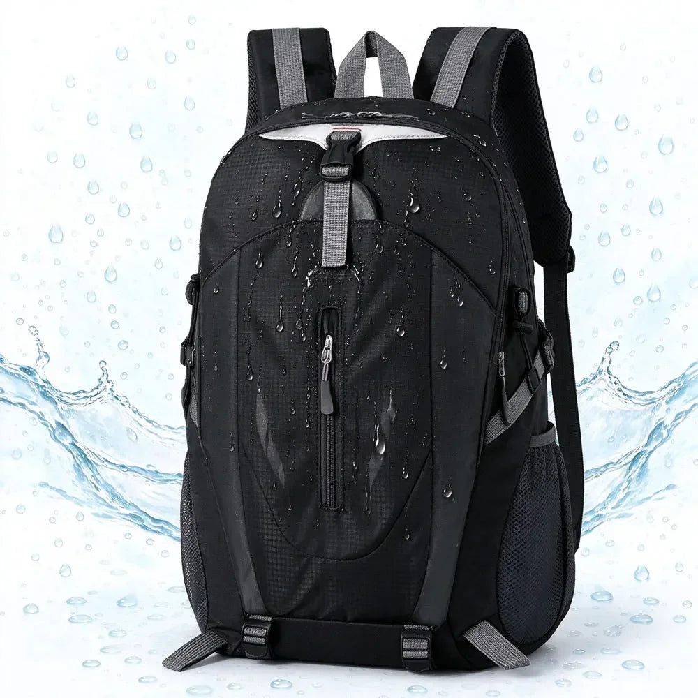 40L Camping Rucksack for Men Women, Ergonomic Hiking Backpack, Side Mesh Pocket Design, Lightweight Daypack for Trekking Travel