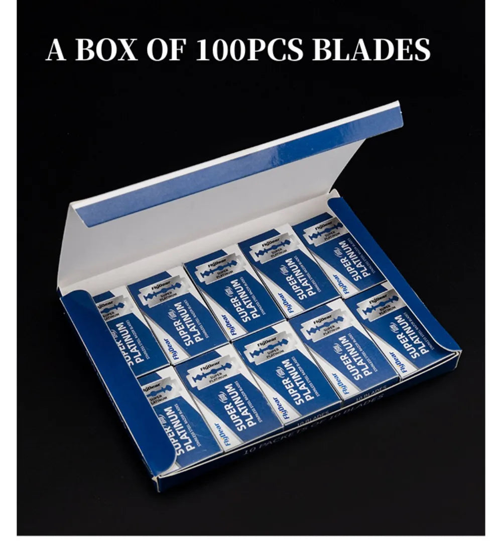 30/50/100pcs Men's Razor Double Edge Razor Blades Shaving Manual Safety Shaving Blades Shaving Tool