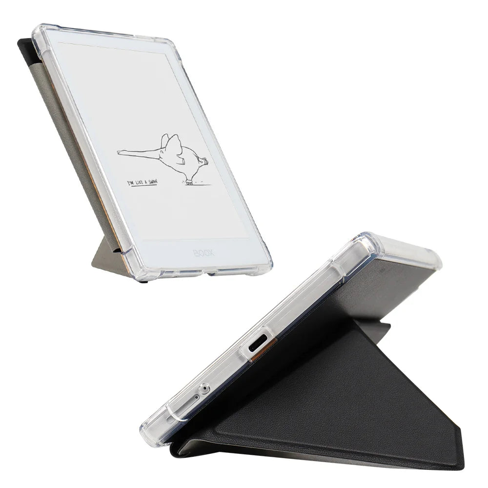 for Onyx Boox Poke5/6s Protective Case Reader Leather Go 6 EPaper Deformable Horizontal and Vertical Screen Support Lightweight