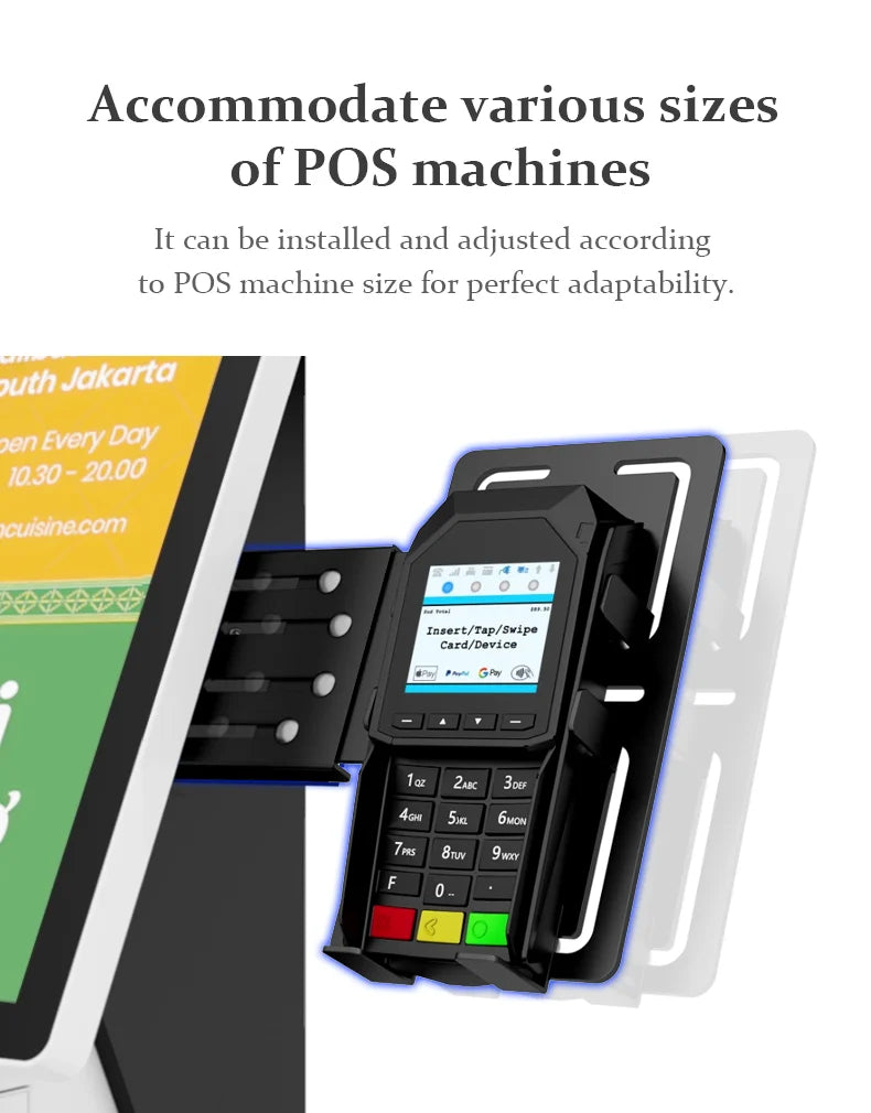 Touch Screen Kiosk Self-service Ordering System With Printer Support POS Machine Restaurant Payment Kiosk