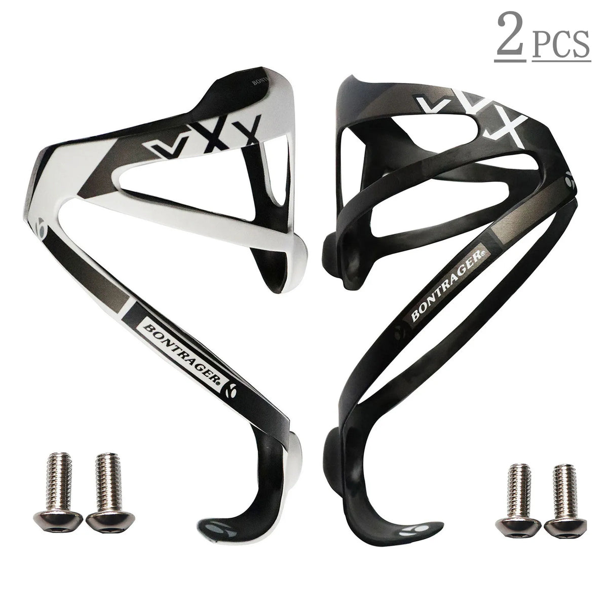 2Pcs Full Carbon Fiber Bicycle Water Bottle Cage MTB Road Bike Bottle Holder Ultra Light Cycle Equipment Matte/Glossy 4 Colors 1
