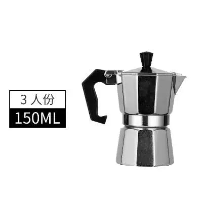 KNCOKAR 1/2/3/6/9/12/14cup Stovetop Moka Coffee Maker Italian Top Moka Espresso Cafetera Expresso Percolator Cafe Coffee Pot