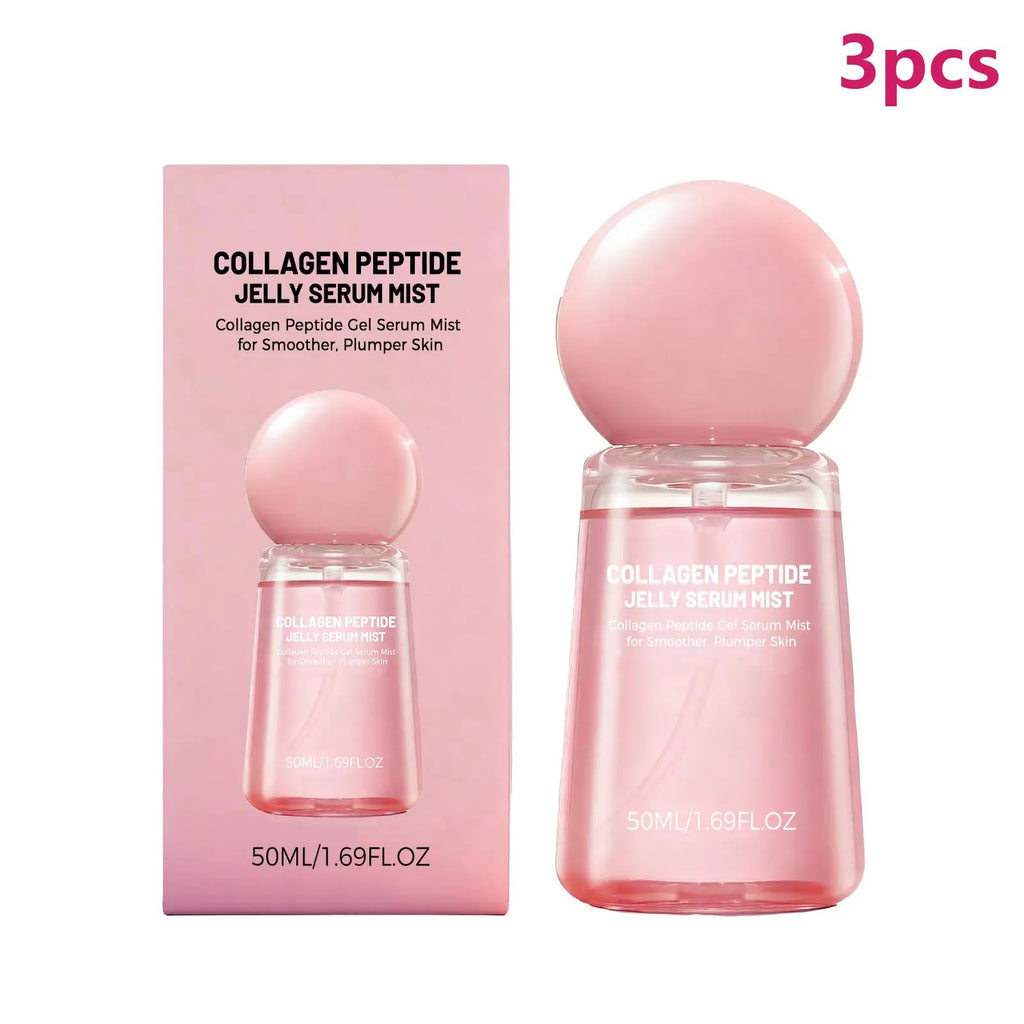 Collagen Peptide Jelly Mist Serum Moisturizing Facial Rejuvenation Refreshing Deep Hydration Face Care Firm Skin Plumping Serum