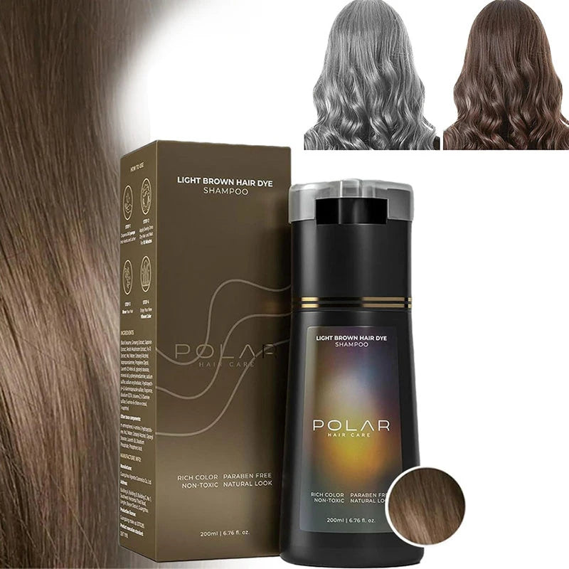 Easy To Operate Fast Hair Dye Shampoo Quick Color Change Hair Dye Products Natural Plant Gray Hair Covering Hair Care Products