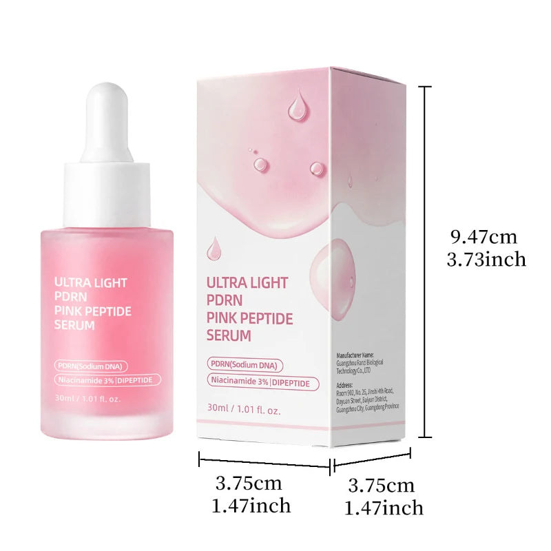 Pdrn Pink Peptide Serum Nad+ Collagen Firming Facial Essence Niacinamide Hydrating Serum Improve Elasticity Nourishing Face Care