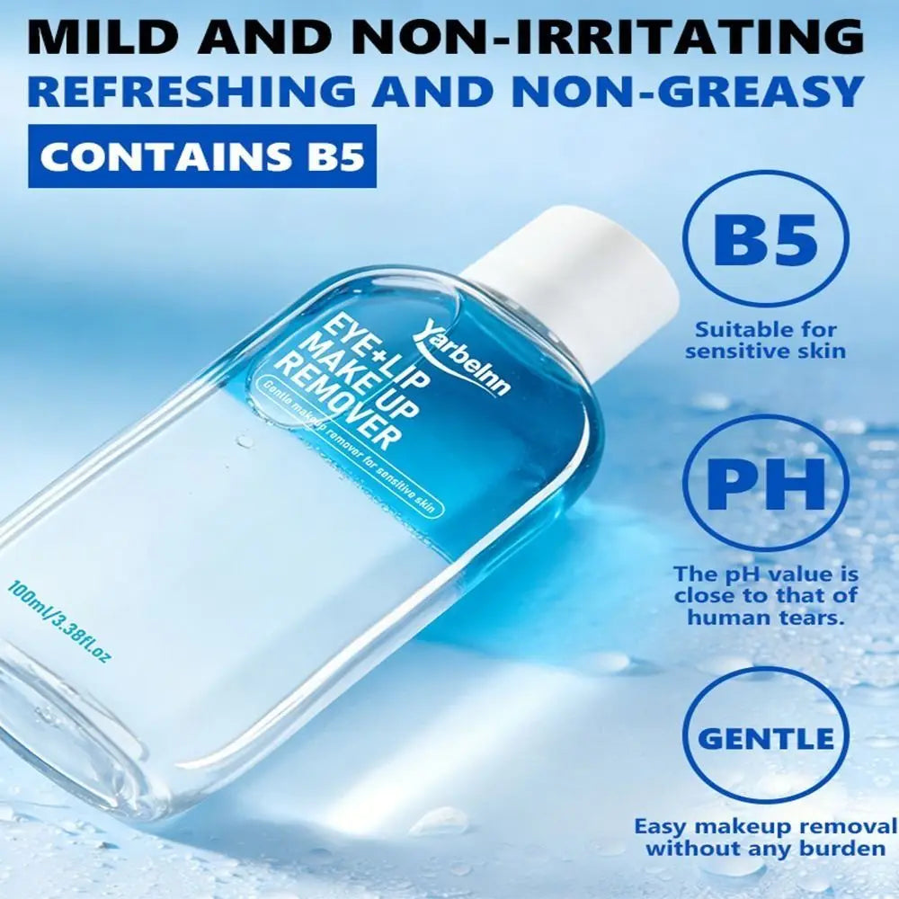 Non-Irritating Eye and Lip Makeup Remover Deeply Cleanses Soothing Skin Makeup Removal Oil Quickly Gently Cleansing Oil