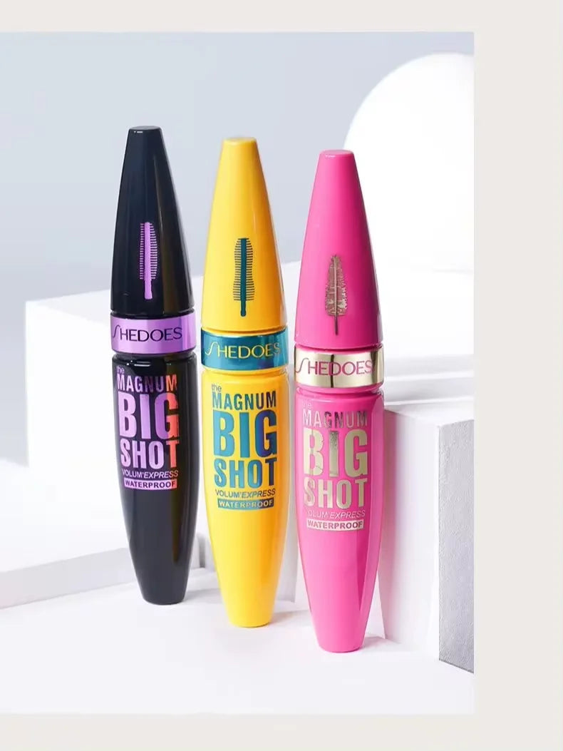 Black Thick Eye Black Lengthened Waterproof Sweat-Proof Lasting Mascara Setting Cream