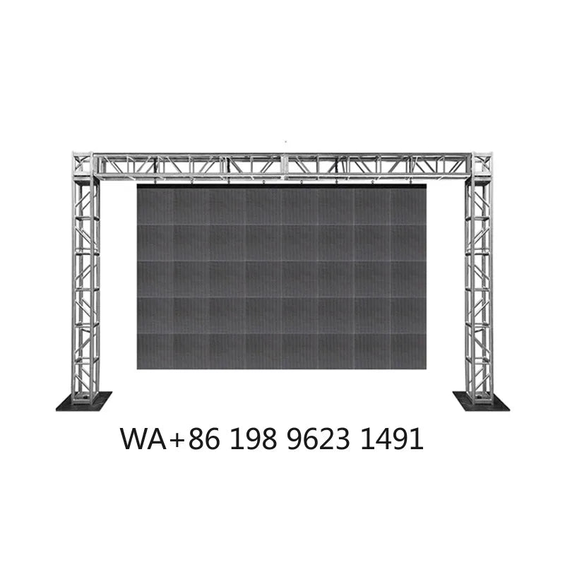 Outdoor Event LED Truss Display Ground Support Video Wall Light Frame Stage Commercial Advertising LED Screen Booth Equipment
