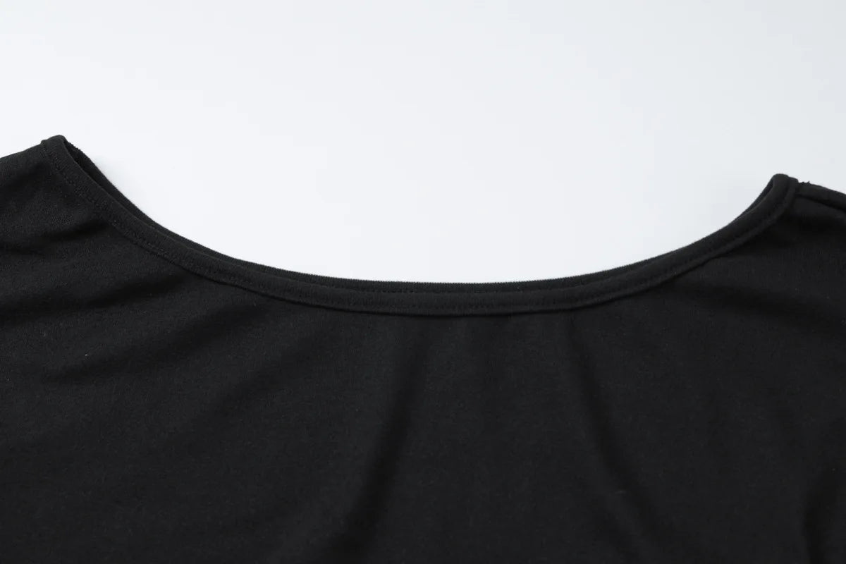Women's Off-Shoulder Mini Dress Long Sleeve Oblique Neck Bodycon Sexy Short Fashion for Party Club Fall Winter