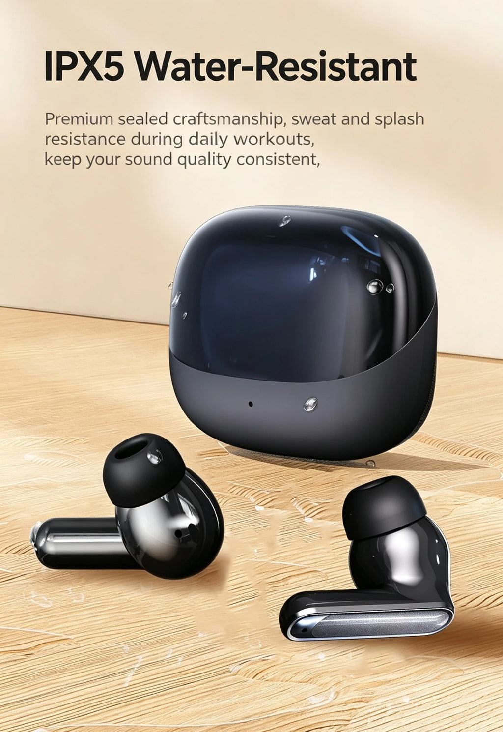 KC-902  Bluetooth V6.0 Earphones TWS in-Ear Wireless Headphones AI Translator Earbuds comfortable Ultra-light Earbuds