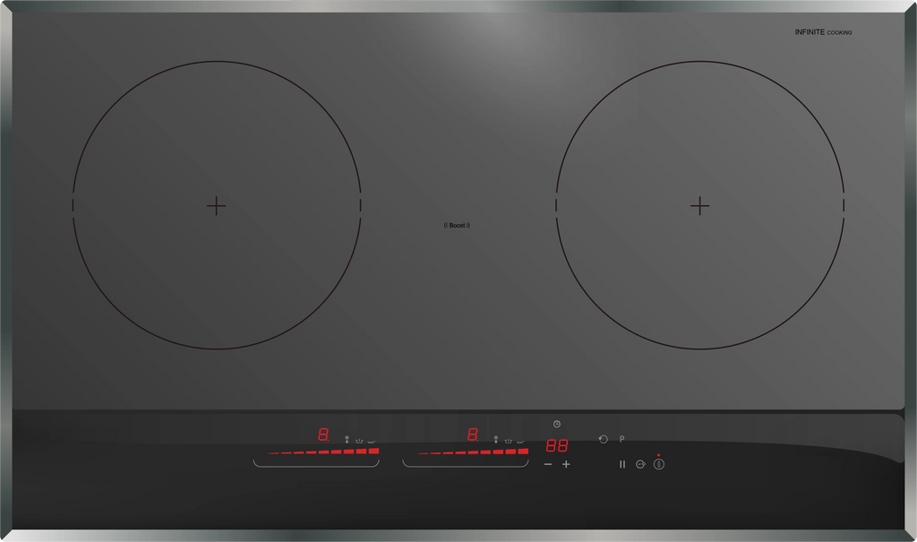 2025 New Trend High Quality Electric 2-Burner Built-In Induction Cooktop for Households Hotels Dormitories