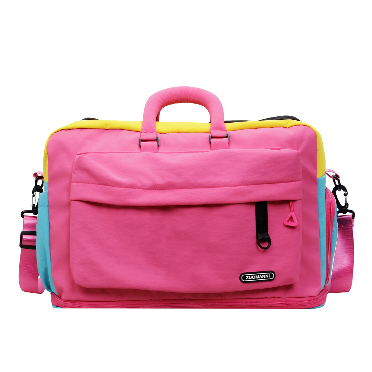 Fashion Dopamine Color Travel Duffle Bag, Expandable Weekend Overnight Bag, Ideal for Yoga, Short Trips, Gym, Weekend Getaways