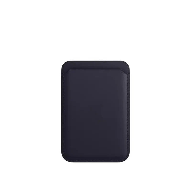 Women Man Leather Soft Card Wallet Phone Card Holder for MagSafe Magnetic Case Suitable for All iPhone Cases Card Phone Back Bag