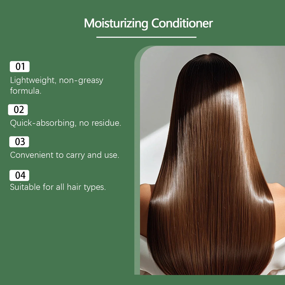 Rosemary Hair Conditioner Smooth Hair Improve Dryness Repair Damaged Frizzy Hair Reduce Hair Splitting Strengthen Hair Care