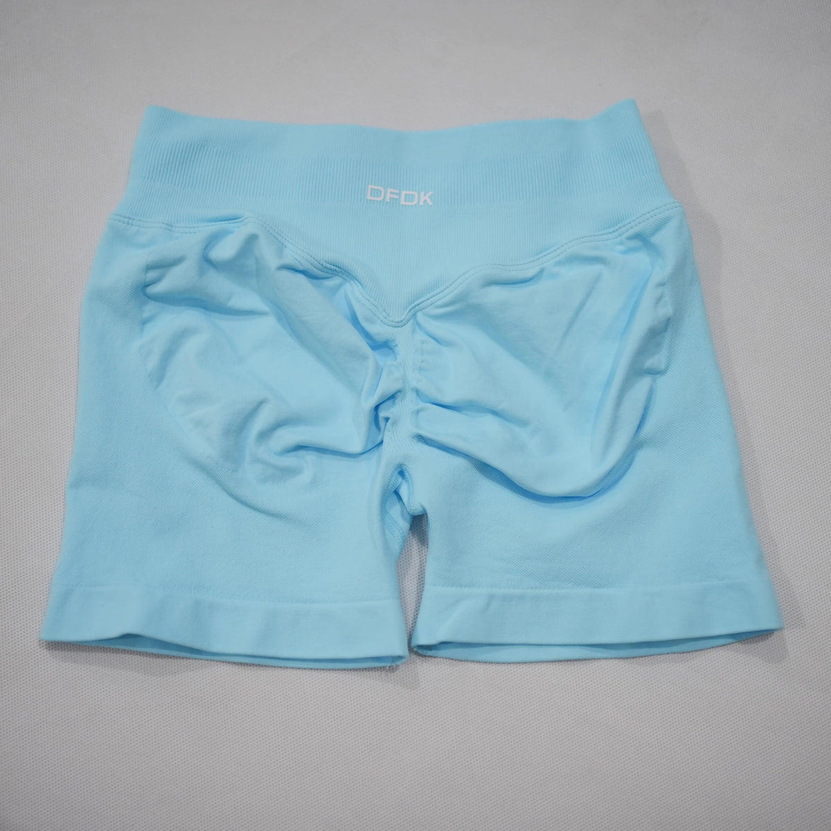 DFDK Women High Waist Yoga Shorts Scrunch Butt Lift Squat Proof Push Up Workout Shorts Gym Running Fitness Athletic Shorts