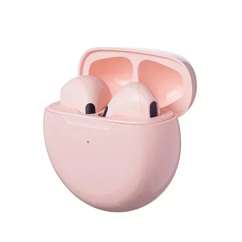 Pro 6 Bluetooth 5.3 Wireless Earbuds with Charging Case