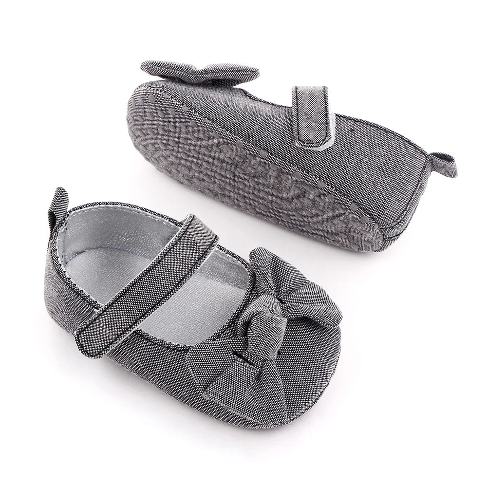 Baby Girl Princess Shoes Soft PU Classical Bowknot Beautiful and Cute for Newborn Girl Spring and Summer Prewalking 2023 Fashion