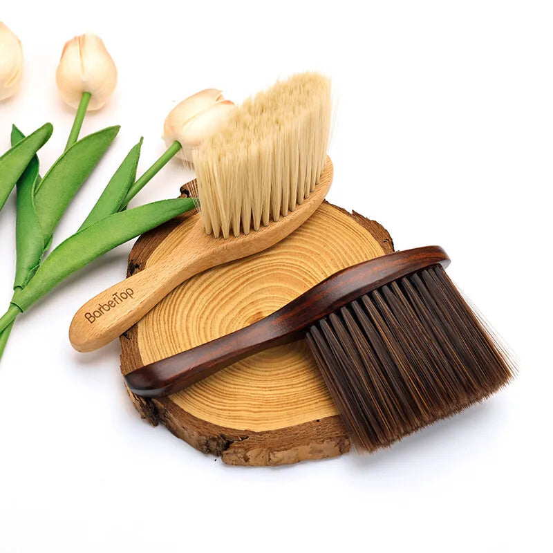 Barbertop Neck Duster Hairdressing Cleaning Brush Hair Brush Remove Soft Brush Salon Stylist Barbershop Tools