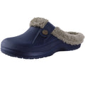 Evshine Warm Winter Man Slippers Antislip Waterproof Men Slippers Warm Comfy Clogs Fuzzy Fur Shoes Classic Plush Bedroom Slipper