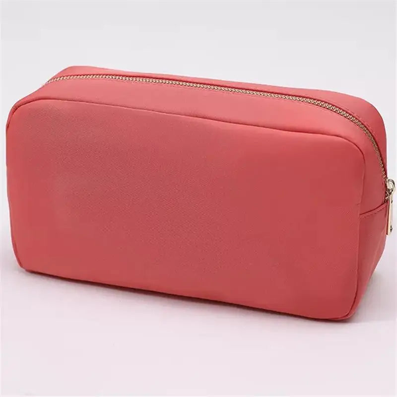 S /M/L/XL 17 Color Nylon Pouch Makeup Cosmetic Bag Zipper Toiletries Organizer Bag For Women Girls Travel Gift Makeup Pouch