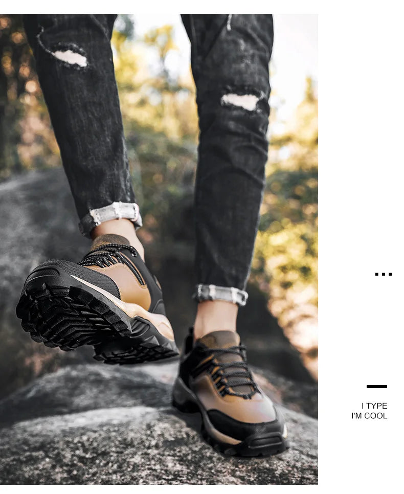 Men Shoes Winter Men Casual Shoes PU Waterproof Comfortable Masculino Outdoor Walking Sneakers Size 39-46 Shoes Male