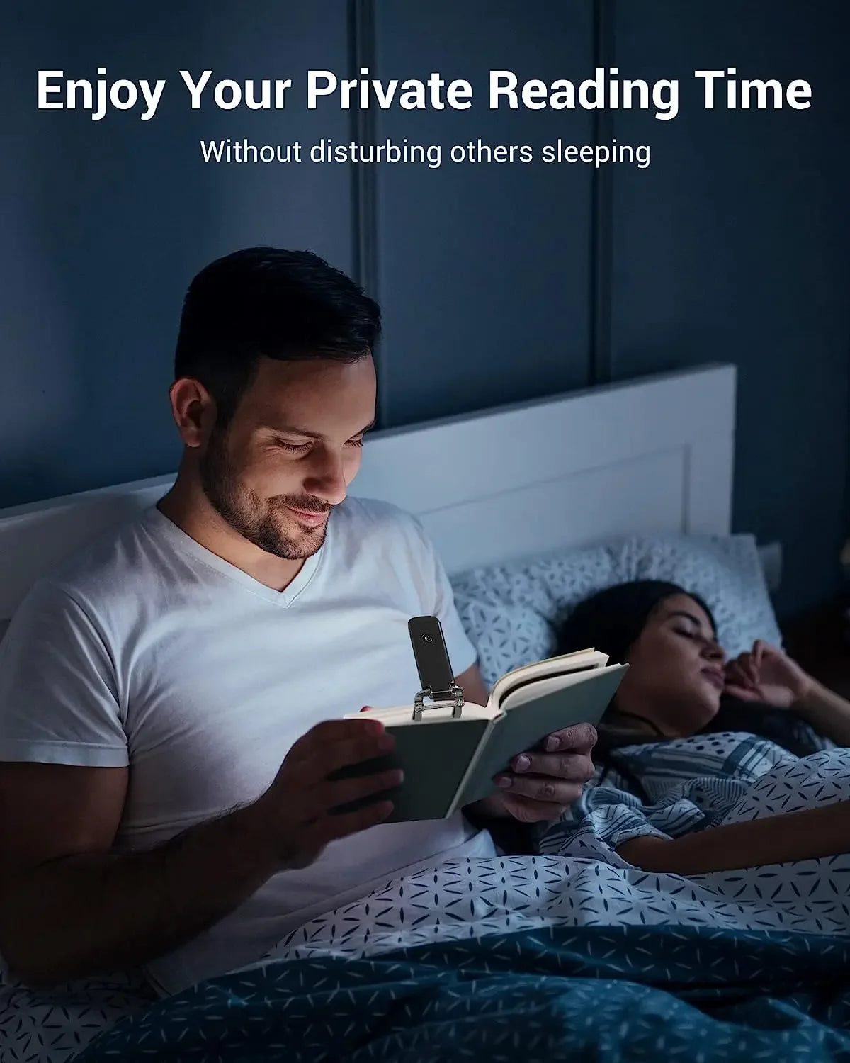 LED USB Rechargeable Book Light Reading Light Eye Protection Night Light Portable Clip Desk Light Bookmark Read Light Night Lamp