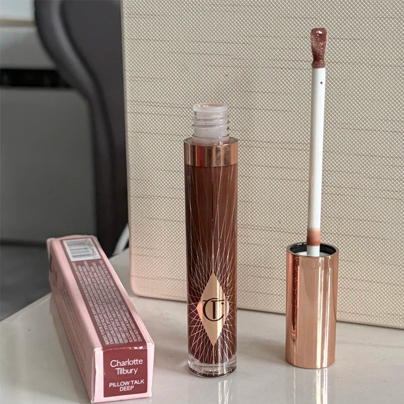 Luxury CT Multicolored Water Light Lip Gloss Lasting Moisturizing Lip Balm Heart-shaped Tip Lip Brush and Jelly Lip Gloss Makeup